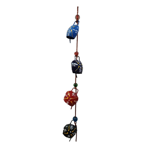 Élégantes cloches suspendues en fer forgé faites à la main à 10 grappes carillons éoliens de balcon multicolores pour la décoration extérieure de la maison ornement de jardin - Product Image 1