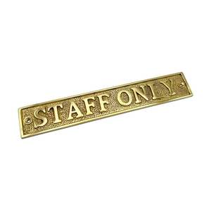 High Quality Brass <b>Door</b> Plate Name Board Engraved Decorative Signage <b>For</b> Main <b>Door</b> Office Cabin Entrance - Product Image 1