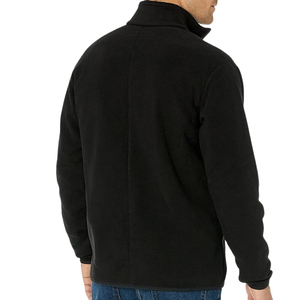 <b>Men</b> Black Color High Quality <b>Thick</b> Winter Outdoor Outdoor Jackets Full Zip Soft Thermal Polar <b>Fleece</b> Jacket - Product Image 2