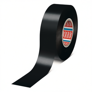 Cinta Aislante Negra TESA Tesaflex 4163, Rollo de 33m de Largo y 30mm de Ancho, Paquete de 5, Cinta Adhesiva para Oficina - Product Image 3