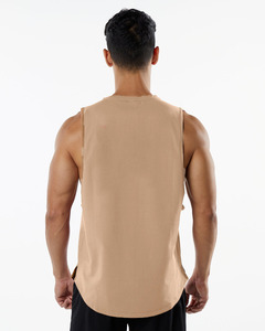 เสื้อกล้ามผู้ชายมาใหม่สีพื้นผ้าฝ้ายแท้สไตล์ลำลองเสื้อถักแบบปักล่าสุดสำหรับดูหล่อ - Product Image 3