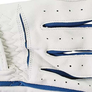 Fabricante directo de fábrica logotipo personalizado al por mayor Cabretta cuero piel de oveja guantes de golf Palma suave para deportes - Product Image 5