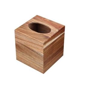 Caja de Madera para Pañuelos Hecha a Mano, Duradera, Ecológica, de Color Claro, Diseño Moderno, Brillante y Limpio, Personalizable, de Alta Calidad para el Hogar - Product Image 2
