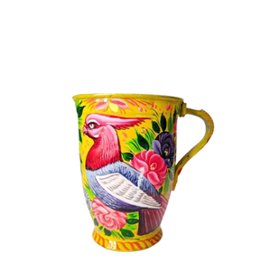 Hermosa jarra de acero pintada a mano con arte de camión, jarra de acero pintada a mano al por mayor, jarra de acero de arte tradicional - Product Image 6