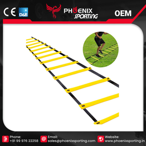 Escalera de Agilidad de Plástico de Alta Calidad, Nueva Llegada, Súper Velocidad, para Entrenamiento Deportivo de Atletismo, 4 Metros, Amarillo y Negro - Product Image 6