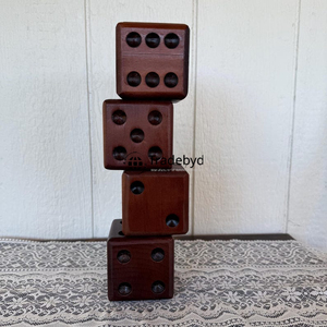 Juego de Dados Poliédricos de Madera de Lujo, 7 Piezas, Dados Naturales Ecológicos para Juegos de Rol y Mesa, Tradebyd - Product Image 6