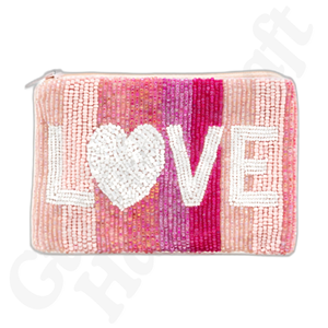 กระเป๋าใส่เหรียญลูกปัดทำมือสำหรับผู้หญิงสนุกและมีสไตล์กระเป๋าผ้าฝ้ายขนาดเล็กสำหรับใส่เหรียญบัตรของขวัญที่ไม่เหมือนใคร - Product Image 1