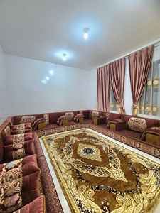 Diseño interior árabe Majlis, diseño clásico moderno, elegante conjunto de sala de estar, asientos de esquina de lujo, diseño que ahorra espacio - Product Image 5