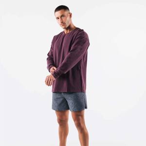 เสื้ออัดเสื้อยืดชายแขนยาวสีดําด้านบนฟิตเนสผิวแห้งเร็วระบายอากาศสบายๆเสื้อยืดยาว - Product Image 2