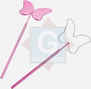 Espejo de extensión de pestañas con logotipo personalizado de calidad premium Tipo de punta de volumen de acero inoxidable de alta sostenibilidad - Product Image 5