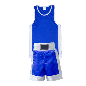 Latest Design Stretch Quick Dry Lightweight 100% <b>Polyester</b> Customizable Brand Martial Arts Boxing Uniform <b>Boxer</b> Kickboxing Vest - Product Image 1