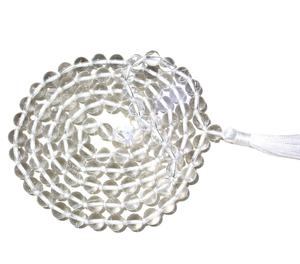 Cuentas de oración tibetanas de cuarzo transparente de tendencia 2022 hechas a mano 108 Sphatik Mala collar largo regalo de joyería de moda étnica - Product Image 3