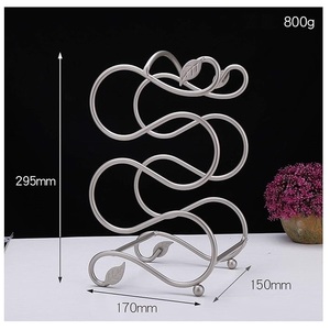 Estante de Vino Apilable de Metal, Oferta de Fábrica, Estantes de Vino para Cocina, Exhibición con Estilo, Soporte para Botellas de Champán - Product Image 3