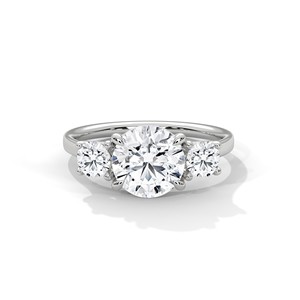 2.0ct Round Brilliant Cut CZ 3 Stone Engagement <b>Ring</b> 925 Sterling Silver <b>Cubic</b> <b>Zirconia</b> Bridal <b>Wedding</b> Band Classic Promise <b>Ring</b> - Product Image 5
