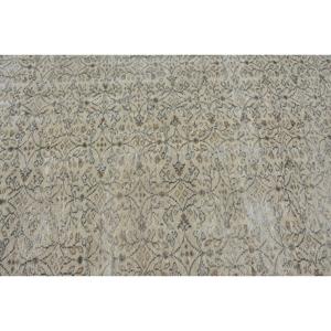 Rug, 5.1x9.9 ft Turkish Rug, <b>Brown</b> Bordered Rug <b>Wool</b> - Product Image 5