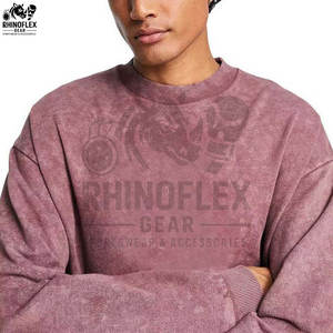 Servicio OEM, Sudadera de Alta Calidad con Lavado Ácido, Nuevo Diseño Básico, Mezcla de Algodón, Precio Bajo, Sudadera de Forro Polar Transpirable para Hombre de Invierno - Product Image 3