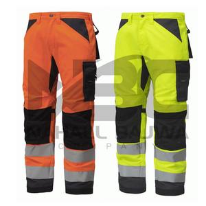 Chaleco DE SEGURIDAD reflectante fluorescente con logotipo personalizado, pantalones de trabajo de seguridad vial de alta visibilidad para una ropa de trabajo óptima - Product Image 1