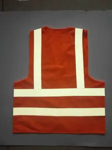 Hi-Viz naranja, verde, amarillo chaleco de seguridad CE EN471 ropa de seguridad reflectante - Product Image 4