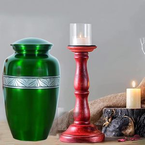 Aluminum Handcrafted Cremation Urn Adult Memorial Funeral Keepsake <b>for</b> Men Women Child and <b>Casket</b> <b>for</b> <b>Ashes</b> Adult Male - Product Image 2