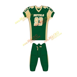 Camiseta de Fútbol Americano al por Mayor, Personalizable con su Propio Diseño, Uniforme 100% Poliéster Transpirable Anti-UV con Logotipo Personalizado - Product Image 2