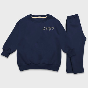 Ensembles de jogging sweat-shirt deux pièces pour enfants Survêtement de survêtement vierge pour garçons et filles - Product Image 4