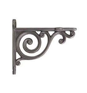 Soporte de estante de hierro decorativo, soporte de estante duradero para herramientas montadas en la pared y ahorro de espacio - Product Image 3