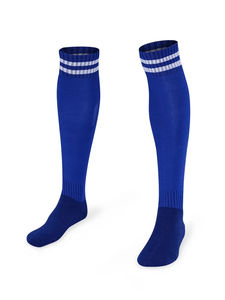 Chaussettes de sport bleu d'usine OEM High Crew Chaussettes antidérapantes à impression longue pour le baseball, le football et la saison d'automne. - Product Image 3