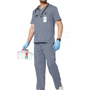 ชุดสครับสำหรับผู้ชายชุดสครับบริการ OEM ดีไซน์ฉลากส่วนตัว - Product Image 3