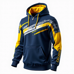 Sudadera Extra Grande para Hombre, Estilo Urbano, Duradera, Sublimada, Personalizada, 100% Poliéster, Mezcla de Algodón, Estilo Suave - Product Image 2