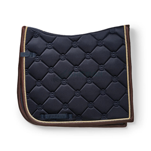 Tapis de selle matelassé anglais de luxe Doublure douce et respirante Tissu durable garantissant confort et protection des tapis de selle OEM - Product Image 1