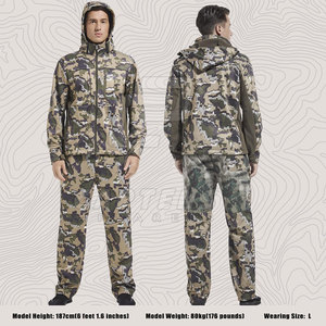 Vente directe d'usine quantité minimale de commande bas Veste et pantalon camouflage Marque privée Veste et pantalon camouflage personnalisés - Product Image 4