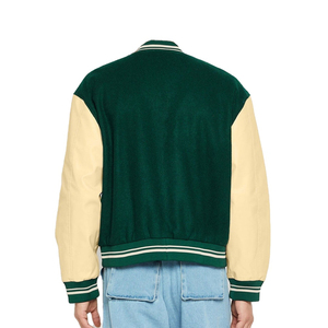 2025แจ็คเก็ตผ้าฟลีซสไตล์เท่สำหรับผู้ชายเสื้อแจ็คเก็ตทีมฮิปฮอปเบสบอลมีขนยาวแบบใหม่สำหรับฤดูหนาว - Product Image 2