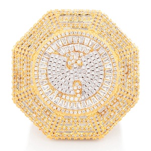 Luxury Hip Hop Moissanite VVS Diamond Customize In 925 Sterling <b>Silver</b> Iced Out <b>Men</b> Anniversary <b>Ring</b> for Gift - Product Image 1