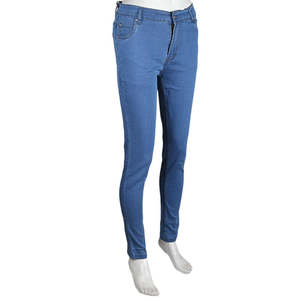 กางเกงยีนส์ผู้หญิง - สีฟ้าอ่อน - Product Image 1