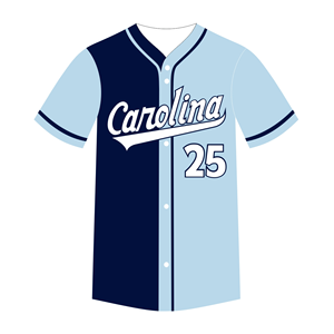 Maillots de baseball imprimés par sublimation à col en V et boutons, faible MOQ, avec nom et numéro d'équipe en twill, maillots d'entraînement personnalisés - Product Image 2