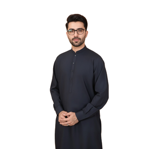 Costume Shalwar Kameez pour homme, fabriqué en usine, design 2025, dernière collection, vêtements d'été, coton décontracté, infroissable, séchage rapide, personnalisable, pas cher - Product Image 3