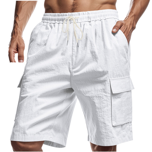 RUIQUWIN 2026 Nouveaux shorts d'été pour hommes, séchage rapide, respirants, coupe ample, décontractés, jambe droite, sport, toile, cordon de serrage, livraison DDP - Product Image 3