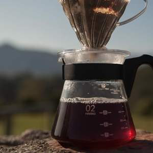 Carafe à café de 1000 ml, capacité pratique, en verre noir, écologique, style américain, fabriquée au Japon, résistante à la chaleur - Product Image 4