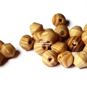 18x10mm Lime Green Wooden Diamond <b>Button</b> Custom Shape & Colored Wood Beads Shaped and Sized Hand Crafted Indian Product - Product Image 3