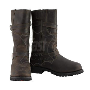 Zapatos Largos de Cuero para Hombre de Diseño Clásico, Zapatos Casuales para Caminar, Transpirables, de Cuero Genuino - Product Image 3