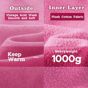 Vente en gros de sweats à capuche zippés pour hommes couleur unie 100% coton respirant hiver décontracté pour le style Streetwear à imprimé bouffant - Product Image 5