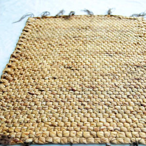 พรมผักตบชวางานฝีมือจากหญ้าทะเลงานฝีมือในเวียดนามทำด้วยมือโดยโรงงานในเวียดนาม-HC10016 - Product Image 6