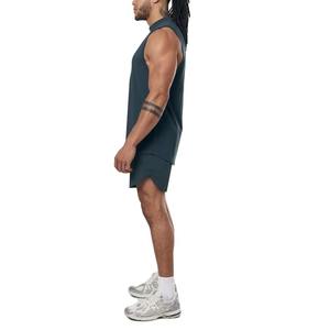 Camiseta Deportiva de Tirantes para Hombre, Camiseta sin Mangas para Gimnasio, Secado Rápido, Transpirable, Tejida, 100% Algodón, Ropa Deportiva para Entrenamiento - Product Image 2