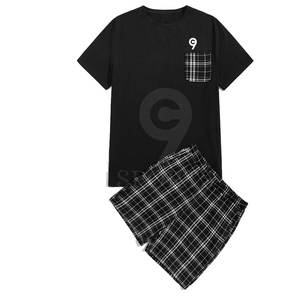 ชุดฤดูร้อนระบายอากาศน้ำหนักเบาสำหรับผู้ชายชุดไม้สไตล์ลำลองสำหรับใช้ในชีวิตประจำวันและกลางแจ้ง - Product Image 1