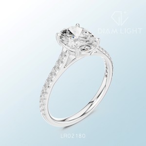 แหวนเพชรเม็ดเดี่ยวทรงกลมสั่งทำพิเศษ พร้อมใบรับรองความใสระดับ VS สี F ดีไซน์เหนือกาลเวลา สง่างาม ประกายระยิบระยับ เหมาะสำหรับโอกาสพิเศษ - Product Image 2