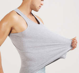 Camiseta Deportiva de Verano Personalizada para Hombre, de Secado Rápido, de Algodón, Transpirable, Azul, con Manga Corta, Talla Grande - Product Image 2