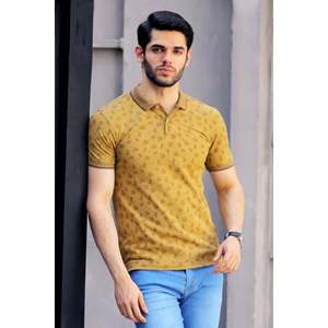 Camiseta Polo Moderna para Hombre YAKUBA, 100% Algodón con Spandex, Tejido Transpirable, Diseño con Cierre y Bordado Oscuro, Unze London - Product Image 3