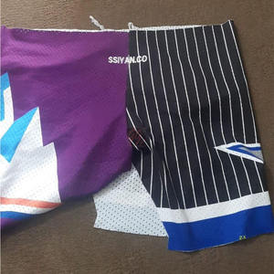 Pantalones Cortos de Baloncesto Unisex para Hombre, Malla Gruesa de Poliéster, Sublimados, Estampados, Bordados, Deportivos, de Verano - Product Image 6