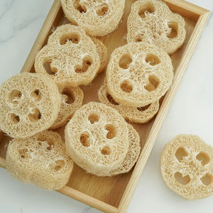 <b>Natural</b> Loofah Slice Reusable <b>Natural</b> Loofah Cuts for Cleaner <b>Sponge</b> Scrubber, DIY Customize Soap Tools luffa <b>sponges</b> luffah - Product Image 2