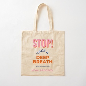 Sacs fourre-tout en coton imprimé/sacs en coton sacs de plage en gros en ligne Jute Shopping promotionnel - Product Image 4